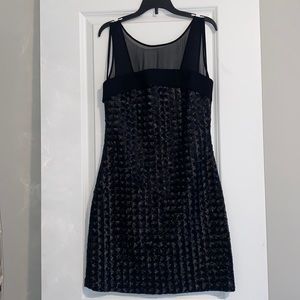 NWT ERIN black Sequin Dress